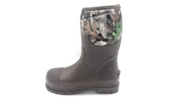 Half High Steel Toe Neoprene Rubber Camo Work Boots1