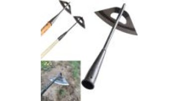 Professional and customized All-Steel Hardened Hollow Hoe Hand Shovel Weed garden tools hoe1