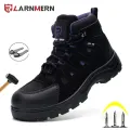 LARNMERN Men& Women Steel Toe Safety Shoes Anti-Smashing Anti-Piercing Lightweight Breathable Stylish Sneakers work boots