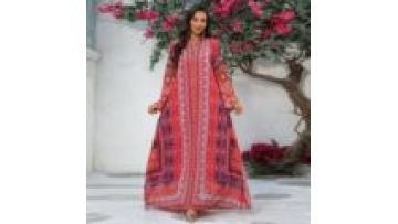 Bohemian Women's Ramadan Jalabiya Middle East Muslim Abaya Dress Saudi Arabia Elegant Printed Islamic Eid Robe with Rhinestones1