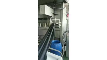 Continuous energy-saving rope washing machine