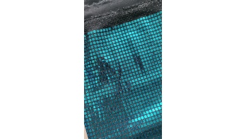 Hot Selling customize Sequin Girl Solid Knitted Korean Fabric lurex black silver With Sequin Fabric1