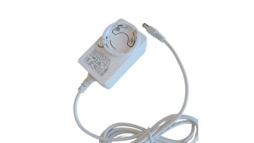 24v 1.5a interchangeable plug power adapter