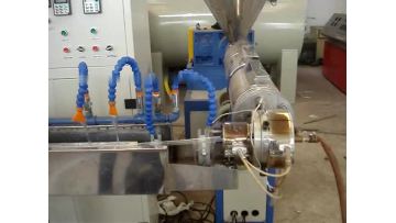 UPVC fiber reinforced soft hose making machinery 