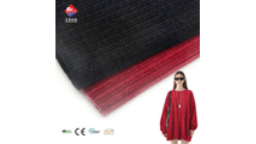 Customized Solid Colour 99%polyester 1%spandex Blend 150cm Knitting Yarn-dyed Chenille Fabric for Women Coat Garment1