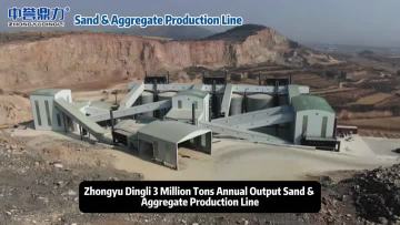 Zhongyu Dingli 3 Million Tons Annual Output Sand & Aggregate Production Line