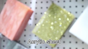custom thick stone patterned cast pearl fancy acrylic sheet1