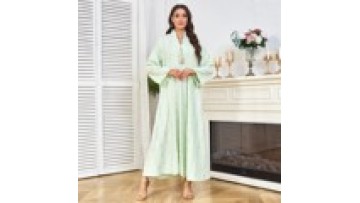 2026 Ramadan Middle East Dubai Women's Clothing Elegant Embroidered Abaya Women Muslim Dress Fashion Elegant Jalaibya Dress1