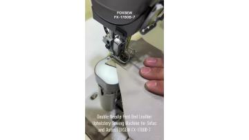 Double Needle Post Bed Leather Upholstery Sewing Machine for Sofas and Autos