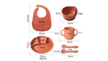 6-in-1 Silicone Kids Dining Set: Easy Clean, Portable Baby Feeding Essentials1