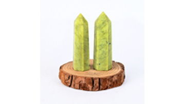 Wholesale High Quality Crystal Healing Wand Natural Stone Xiuyu Jade Point for Decoration1