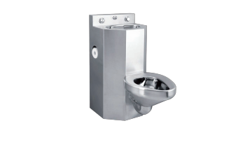 stainless steel combination toilet