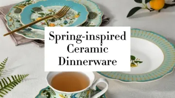 Best Quality Porcelain Lemon Design Plates Ceramic Dinner Set for High Tea1
