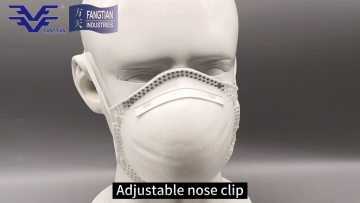 Safety Comfortable NIOSH FT-N058  Standard Skin-Friendly Anti Dust Mask With Half PU in Back1
