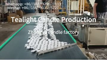 Tealight candle production