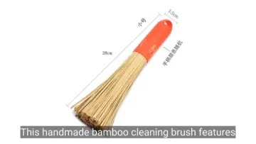 Handmade Bamboo Cleaning Brush, Kitchen Pot Brush.1