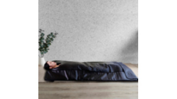2023 black portable waterproof far infrared heating sauna blanket for weight loss1