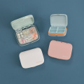 1PCS Pill Case Storage Box Diabetic Pill Box 4/6 Grid Compartment Weekly Medicine Tablet Dispenser Splitters 7-day Pill Box