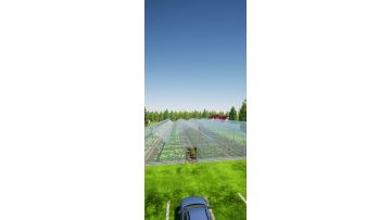 sawtooth multi-span blueberry greenhouse