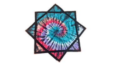 Dapo Star 18''  Spinning Cloth Israeli Dapo Dance Handkerchief Lycra Cloth  Flyper For Dancing1