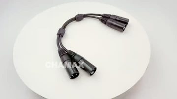 3P XLR MALEx2 TO 3P XLR MALEx2
