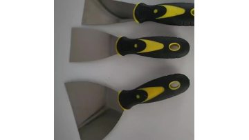 High Quality Hardware Tools Stainless Steel Rubber Handle Putty Knife Wall Scraper For Decoration1