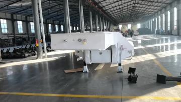 4 Axles Lowbed Semi Trailer