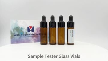 Sample Tester Glass Vials Mini Glass Dropper Bottl