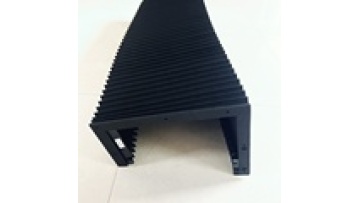 cnc plastic accordion linear guide rail protection slideway cover1