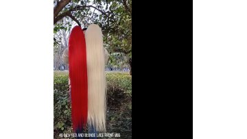 Natural Straight HD Transparent Lace Frontal Wig Virgin Brazilian Human Hair Front Lace Wig Red 613 Blonde Human Hair Wigs Women1