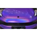 PET Liner Glossy Holographic Laser Purple Car Vinyl
