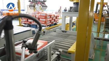 Robot palletizing