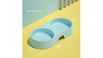SUNSUN New Arrival Eco-Friendly Portable Cat Double Bowl Dog Food Pet Feeder Cat Dog Spill Proof Anti-overturn Pet Water Bowl1