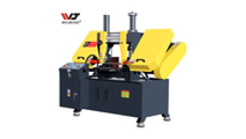 WOJIE GH4228 Variable Speed Double Column Metal Cutting Horizontal Band Saw Machine1