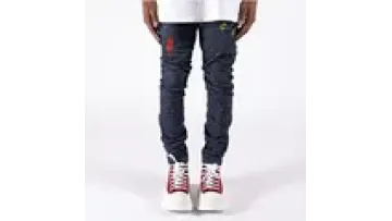 Custom Mens Designer Jeans Fashion Stretch Slim Straight Spring Summer Printed Jeans Mens Long Pants Black Skinny Jeans1