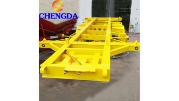 skeleton container trailer