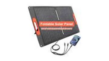 Outdoor portable custom portable solar power generator station charger folding solar panel  bag foldable solar panel 100w1
