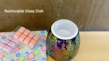 2022 wax melt plug candle warm, lamp electric essential oil wax burner incense warm1