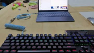Multicolor  Gx16  Braided  Aviator Mechanical Coiled keyboard Cable1