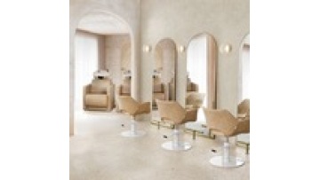 Barber shop low price Free sample high definition Single double-sided floor hairdressing led makeup beauty salon mirror1