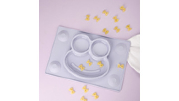 Children BPA Free Dinner Food Silicone Placemat For Toddler Kids Divided Dishes Baby1