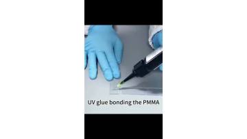 UV adhesive bonding PMMA plastic