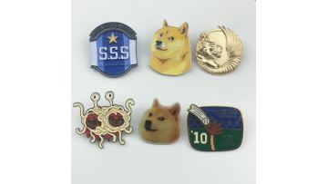 Custom enamel badges with own logo