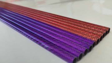 colored carbon fiber tubes