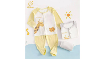 Children's Fun Cartoon Printed Home Clothes for Infants and Young Children