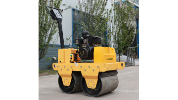 550kg walk behind double drum road roller