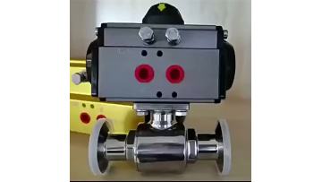 Pneumatic Sanitary Quick-Fit Ball Valve