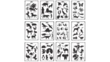 12Pcs Reusable Stencils Tools Set for Art Projects & DIY Painting1
