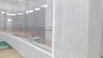 Grandview aquarium acrylic panel Manufacturer 100% Lucite raw material excellent clear acrylic tunnel1