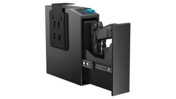 Safe Wall-Mounted Fingerprint Steel Car Portable Secure Gun Safes Locking Box for Pistols Keys Safes1